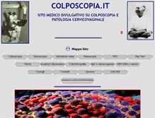 Tablet Screenshot of colposcopia.it