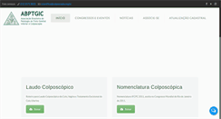 Desktop Screenshot of colposcopia.org.br